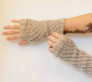 Mrs. Elton's Lace Garden gloves